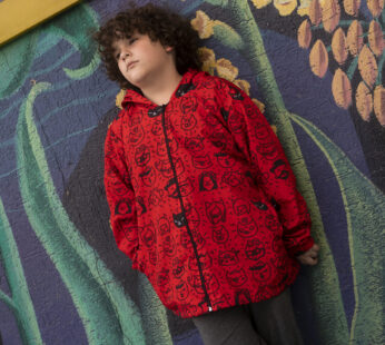 Chompa Impermeable caras gatitos