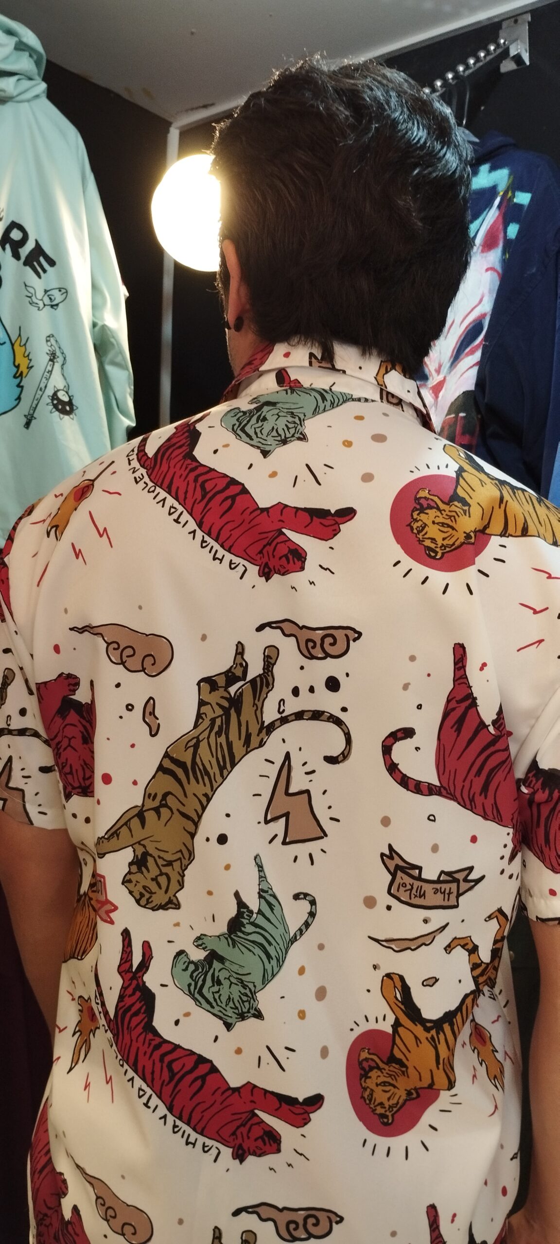 Camisa La Mia Vita Violenta Blanca - Imagen 3