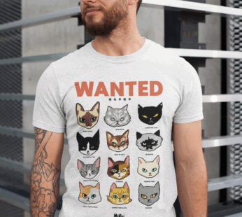 Camiseta WANTED GATITOS