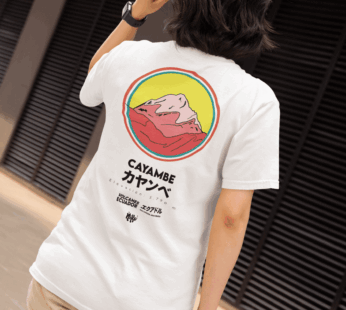 Camiseta Volcán Cayambe – frente y espalda