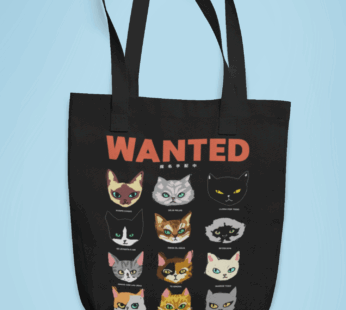 Tote Bag gatos WANTED