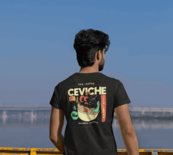 Camiseta Ceviche frente y espalda